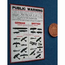 WW1 ....Public Warning